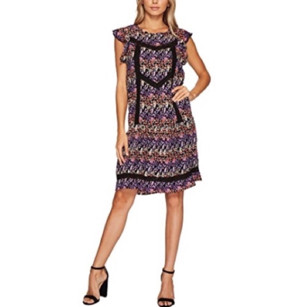 Romeo & Juliet Couture Butterfly Sleeve Dress Med